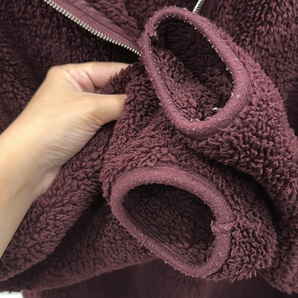 CORE fluffy polyester quarter-zip sweater - Picture 8 of 10